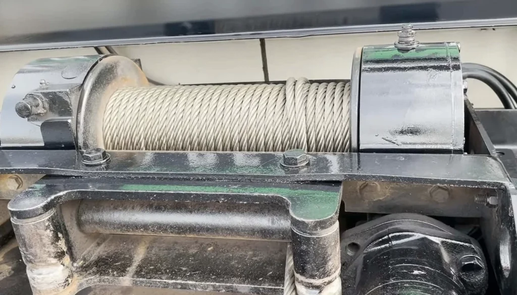 Winching Recovery 2 winch equipment mounted on a tow truck